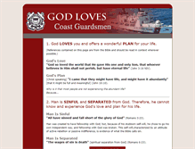 Tablet Screenshot of godlovescoastguardsmen.com